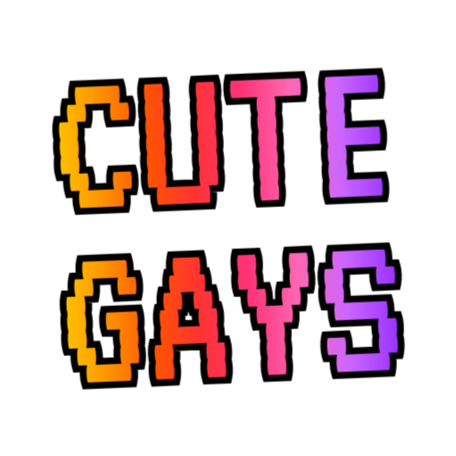 ein buntes logo mit der aufschrift "cute gays"